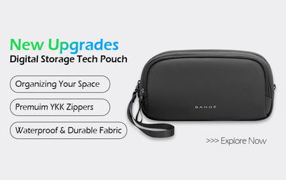 BANGE Large Travel Backpack with Shoe Compartment