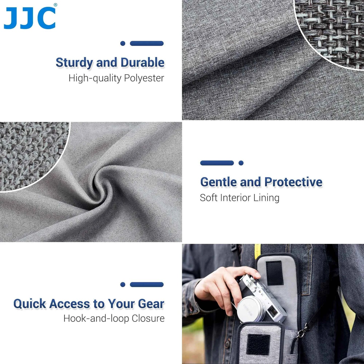 JJC OC-FX1 Compact Camera Pouch with Strap