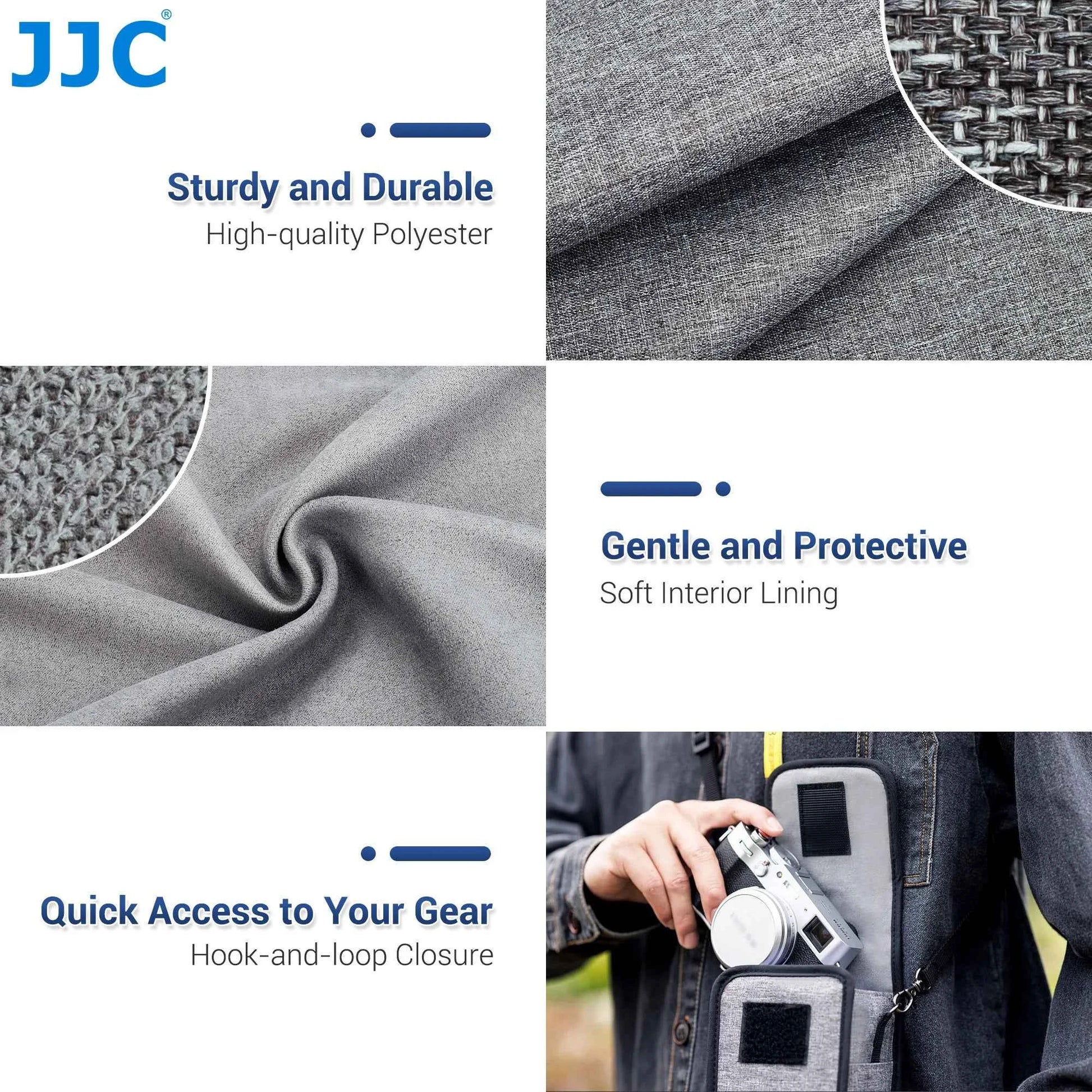 JJC OC-FX1 Compact Camera Pouch with Strap
