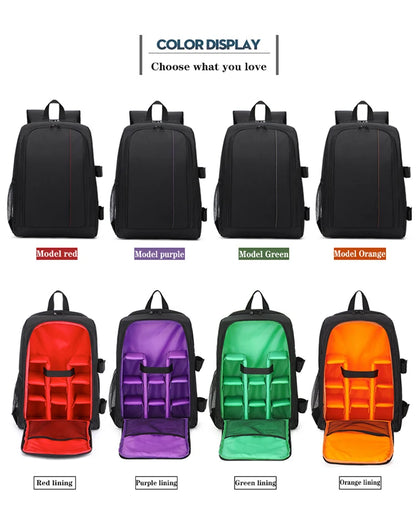 JINNUOLANG 8018 Camera & Laptop Backpack