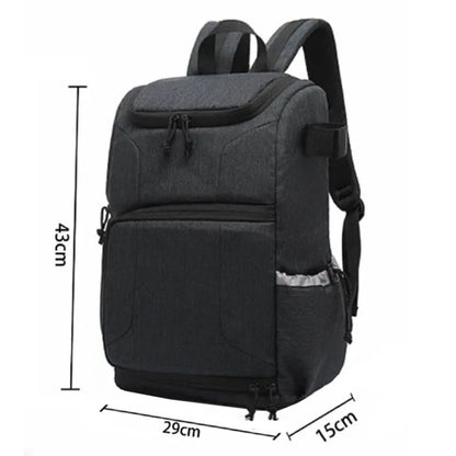 Waterproof DSLR Camera Travel Backpack
