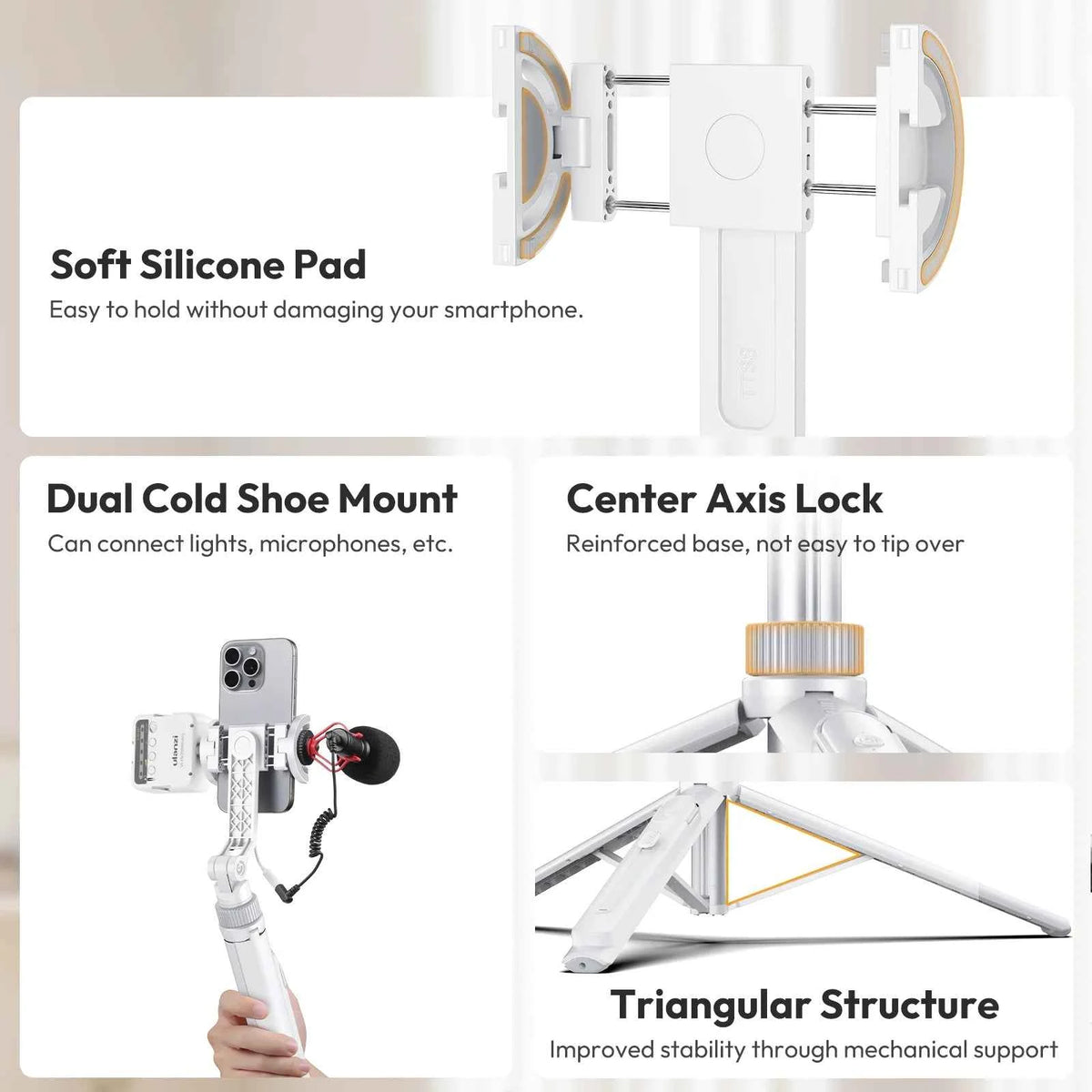 Ulanzi TT88 Overhead Phone Tripod with Magnetic Clamp