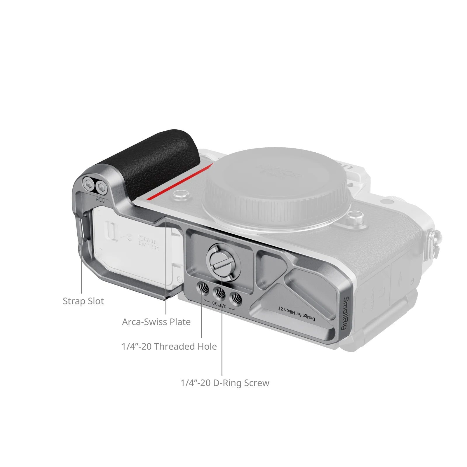 SmallRig 5706 L-Shaped Mount Plate with Handle for Nikon Z f