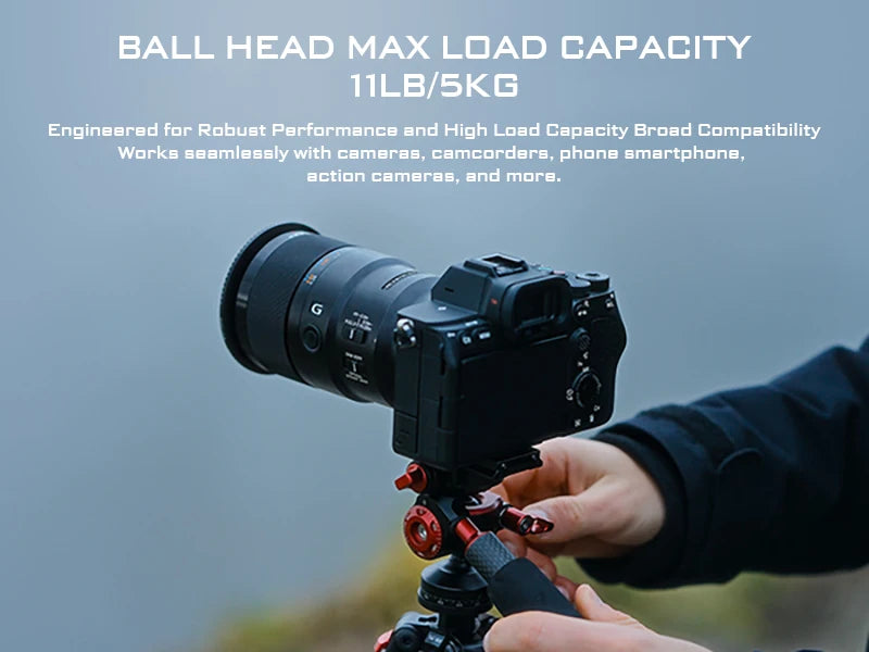 Freewell 1.5m Carbon Fibre Travel Tripod