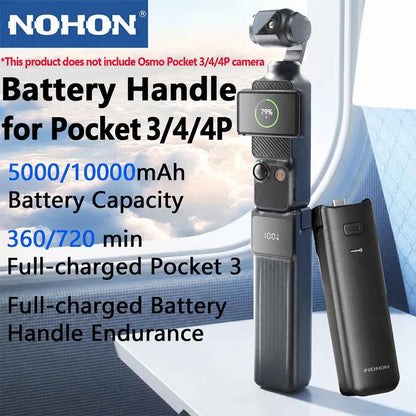 NOHON Battery Handle for DJI Osmo Pocket 3 / 4