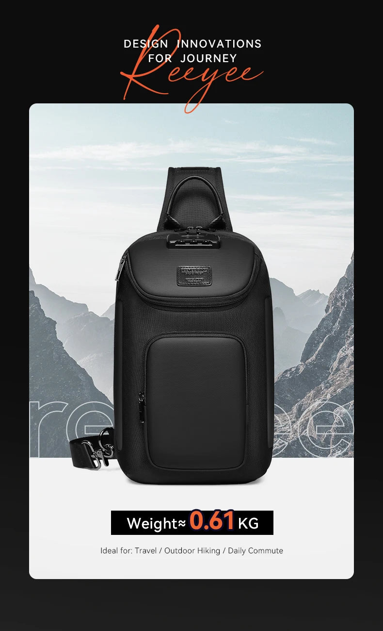 ReeYee N6 6L Security Sling Chest Bag