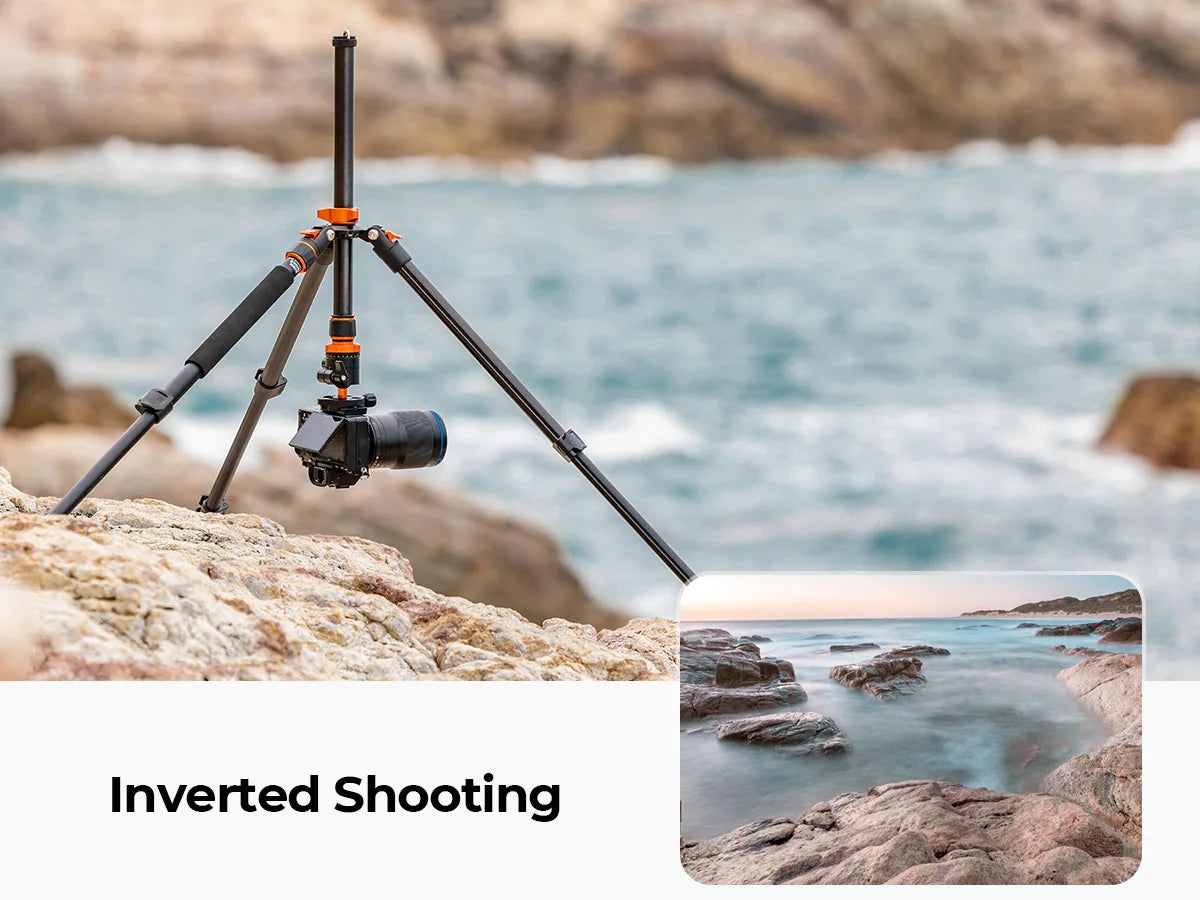 K&F Concept 80.7-Inch Aluminium Camera Tripod with 10kg Load Capacity