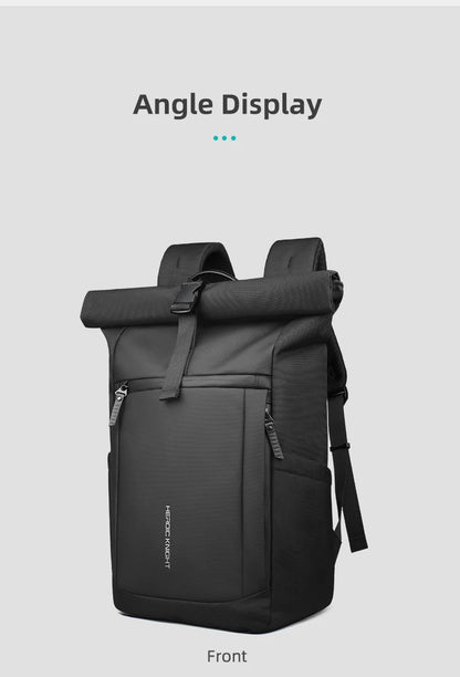 Heroic Knight Expandable Rolltop Laptop Backpack