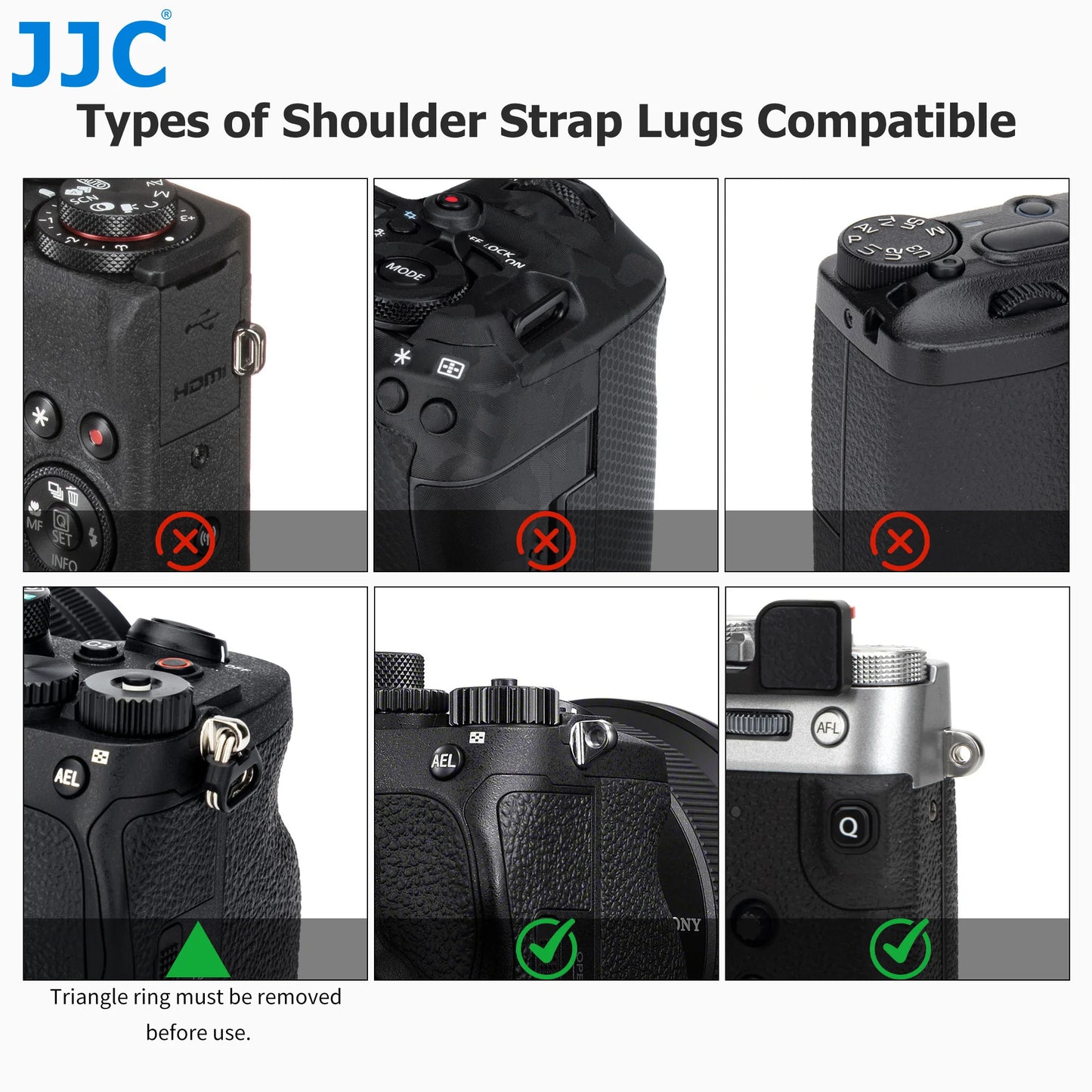 JJC Compact Camera Pouch & Strap Options for Fujifilm X-E5/X100VI