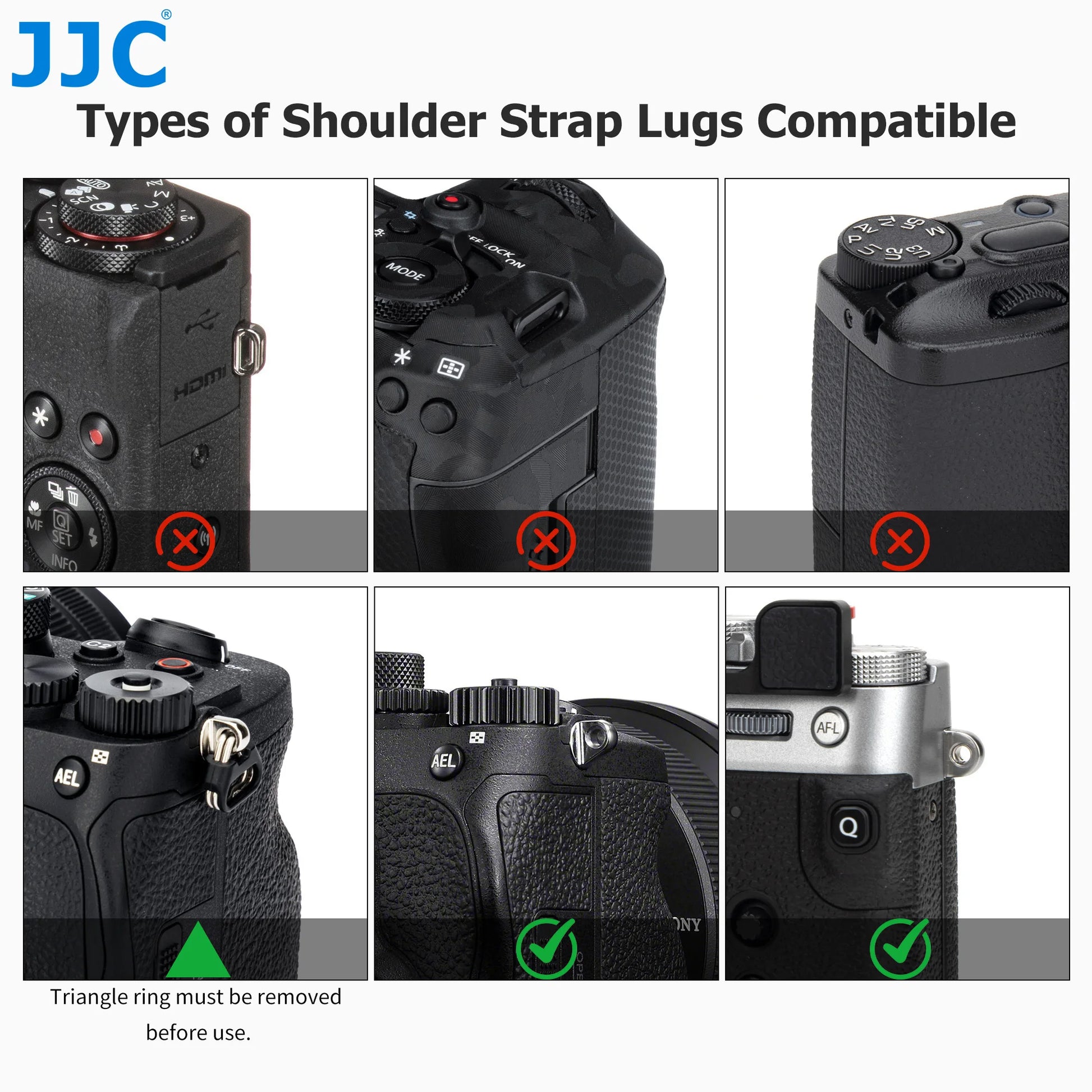 JJC Compact Camera Pouch & Strap Options for Fujifilm X-E5/X100VI