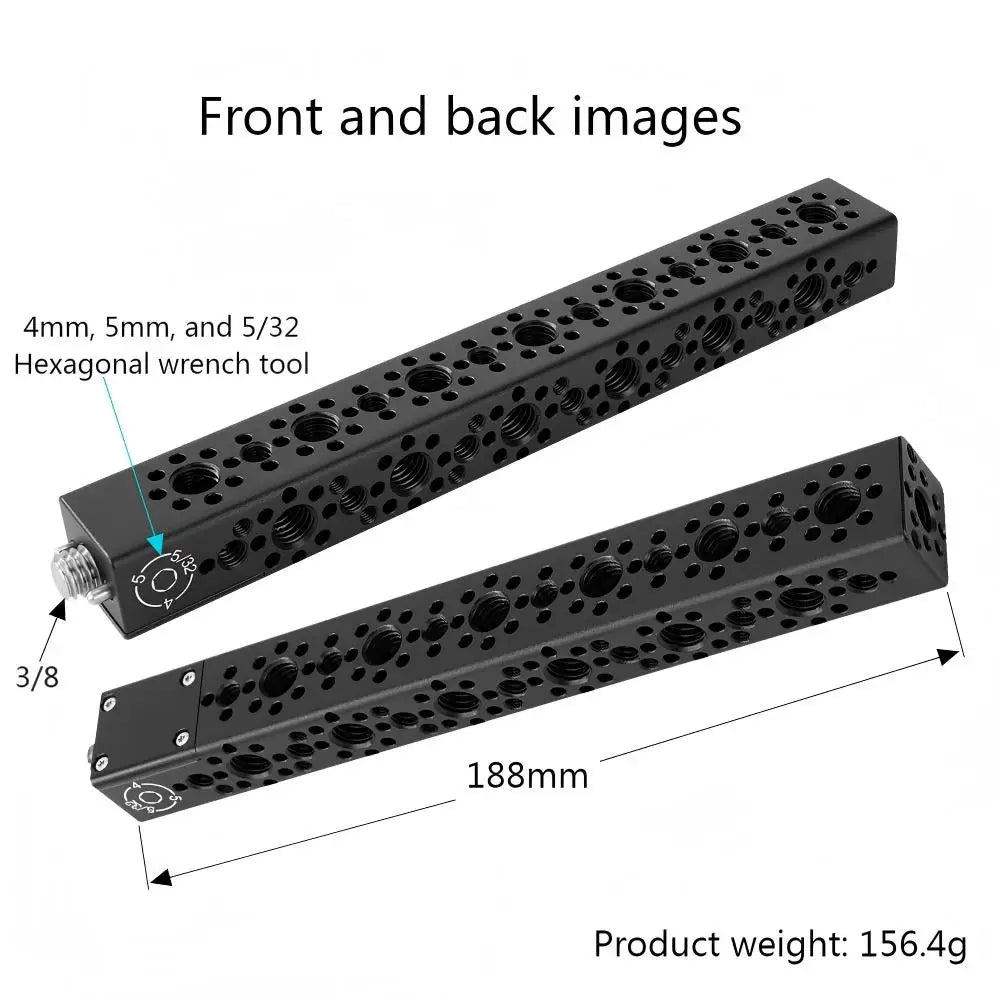 Camera Hub Essentials ARRI-Style Camera Top Handle - Black 137.7mm