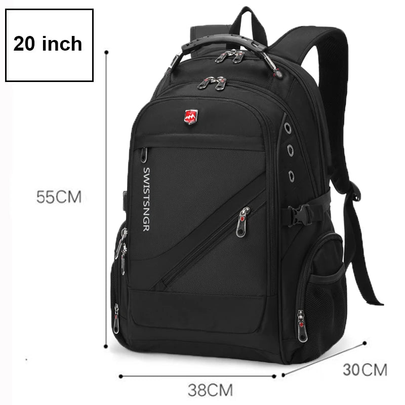 Water-Resistant 17–20-inch Laptop Travel Backpack