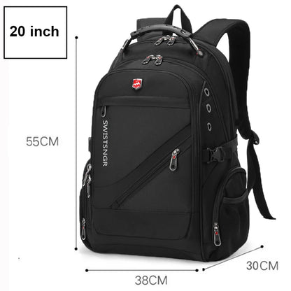 Water-Resistant 17–20-inch Laptop Travel Backpack