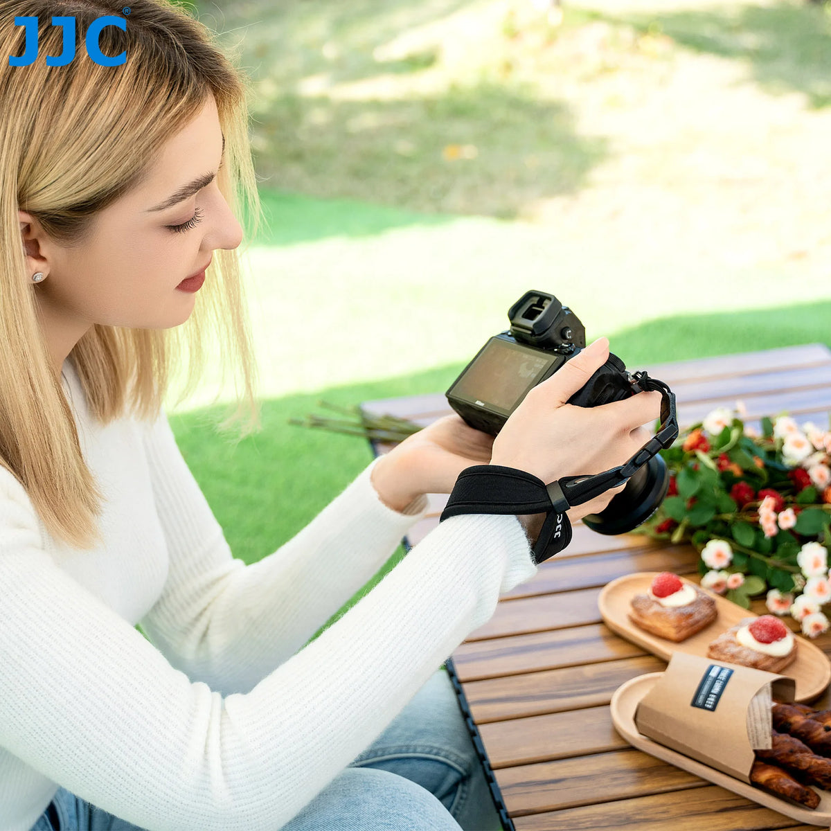 JJC Adjustable Neoprene Camera Hand Strap