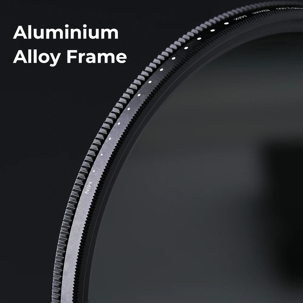 K&F ND2-ND400 Variable Neutral Density Lens Filter