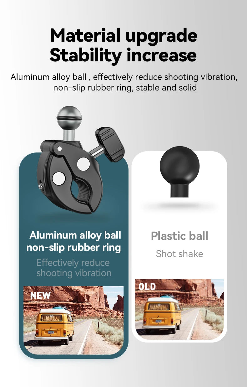 TELESIN 360° Super Clamp & Magic Arm Camera Mount