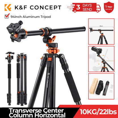 K&F Concept T254A7 90-Inch Aluminium Monopod Tripod