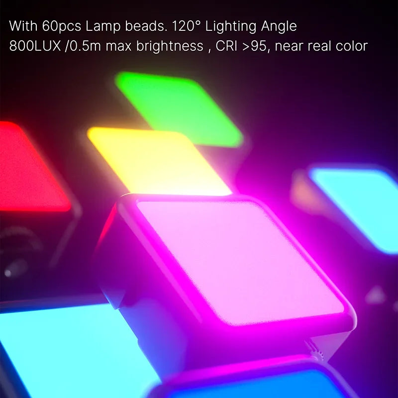 Ulanzi VL49 RGB Magnetic LED Video Light - 2PCS VL49