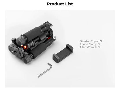 K&F S225A0 52cm Mini Desktop Tripod with Ball Head