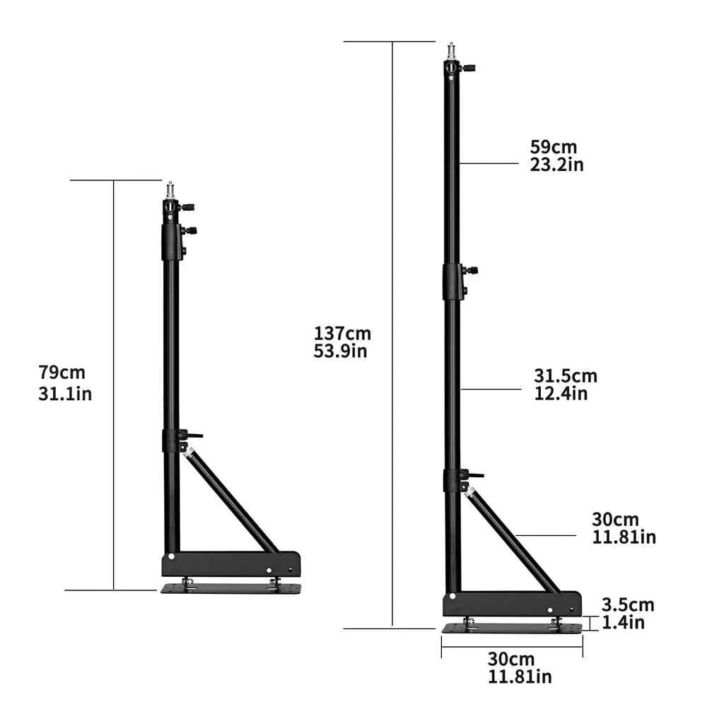 135–170cm Wall-Mount Studio Boom Arm