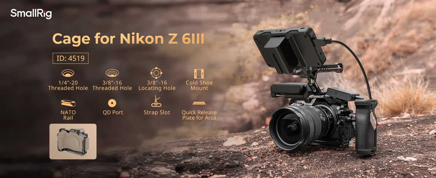 SmallRig Camera Cage for Nikon Z6 III