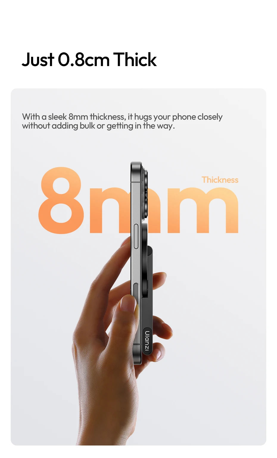 Ulanzi MA60 Ultra-Slim Magnetic Phone Tripod