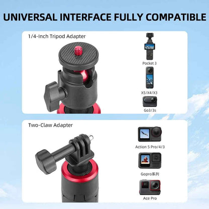 Flymile Extendable Vlog Tripod Handle for Action Cameras