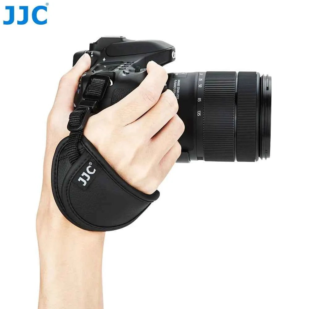 JJC Leather Camera Wrist Strap with Quick Release