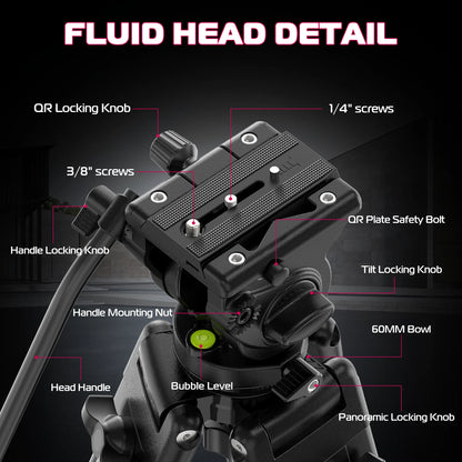 Ulanzi MT-81 Heavy Duty Aluminium Camera Tripod