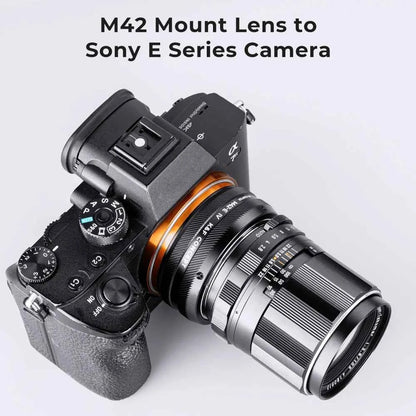 K&F CONCEPT Camera Lens Adapter for M42 Mount Lens to Sony E NEX Canon EF EOS R EOS M Nikon F Z Fujifilm FX M4/3 Leica SR Camera