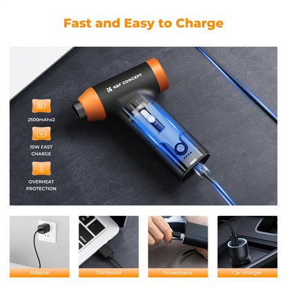 K&F Cordless Electric Air Duster & Camera Cleaner