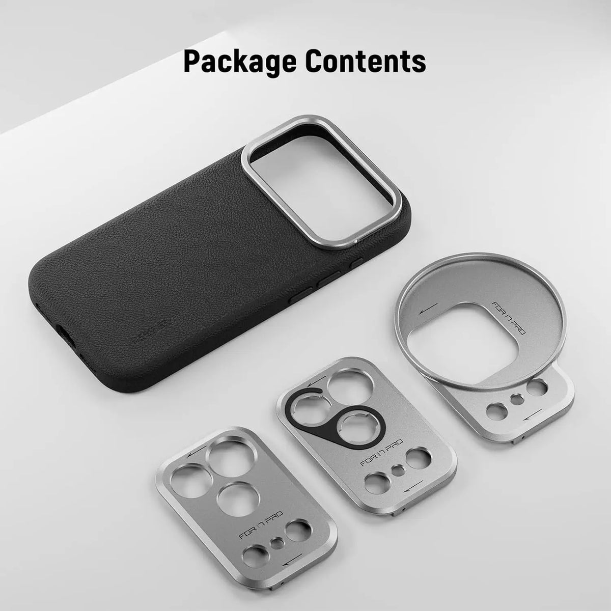 NEEWER Modular Phone Case with 67mm Filter Ring and 17mm Lens Backplate