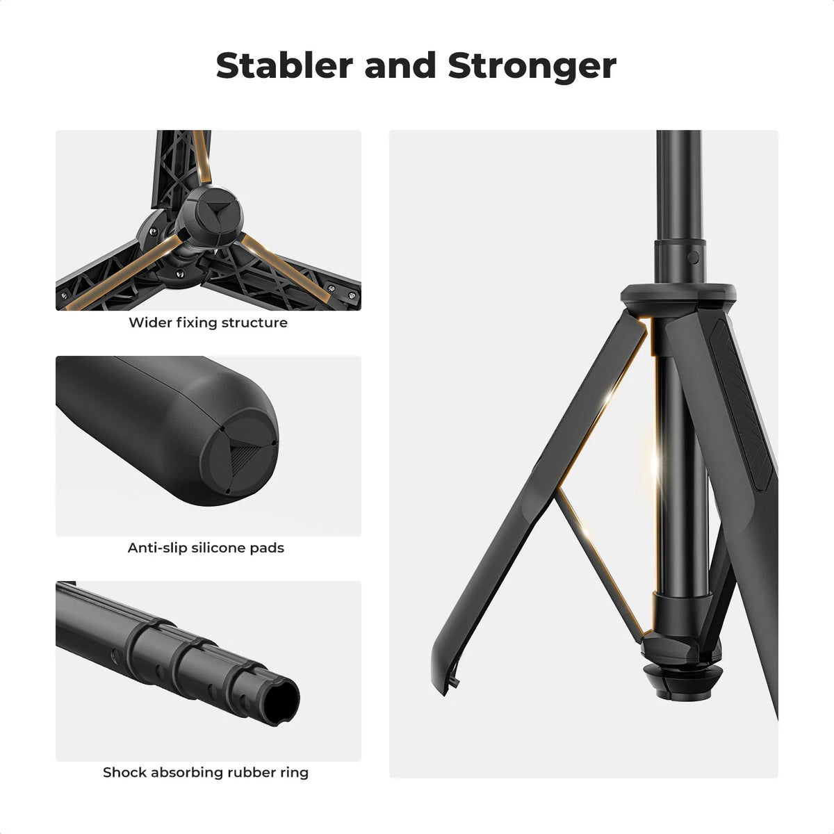 K&F MS11 60cm 3-in-1 Selfie Stick Desktop Tripod