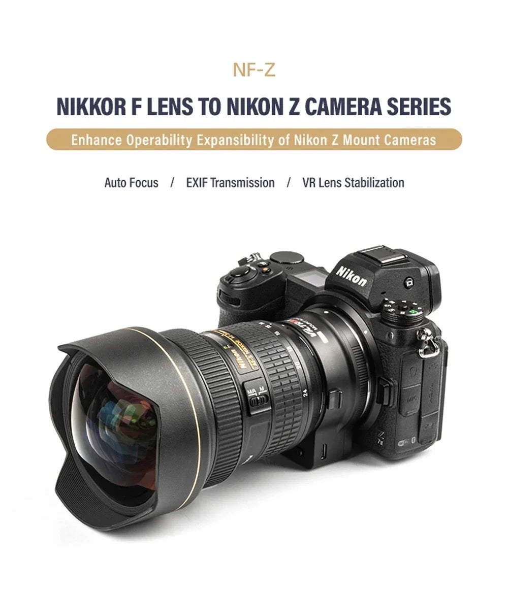 VILTROX NF-Z Nikon F to Nikon Z Autofocus Lens Adapter