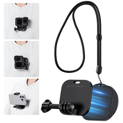 K&F Magnetic Action Camera Neck & Chest Mount - CameraHUB