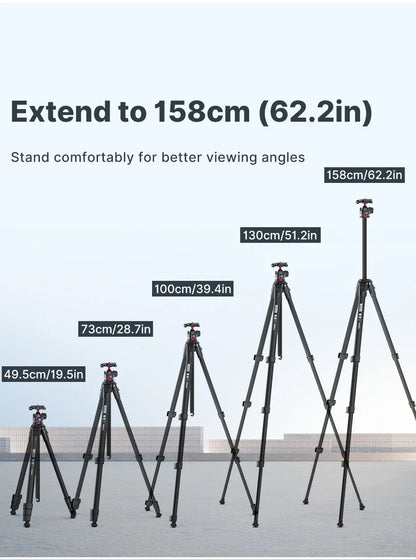Ulanzi OMBRA YING 62.2-Inch Aluminium Travel Tripod