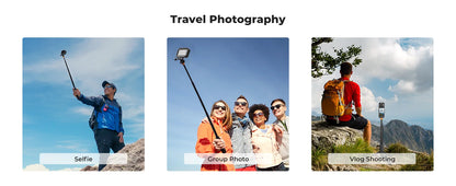 K&F 120cm Invisible Selfie Stick for Action Cameras