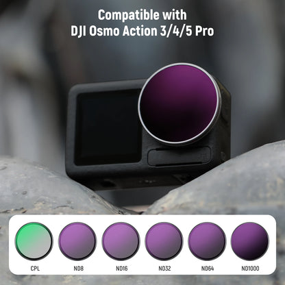 NEEWER Filters for DJI Osmo Action 3 / 4 / 5 Pro