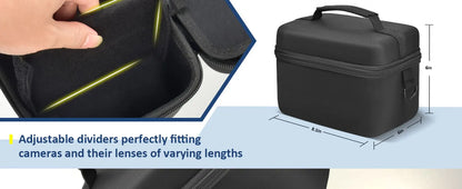 Hard Camera Case for DSLR and Mirrorless Cameras