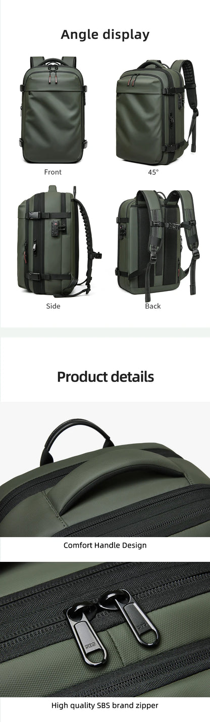 Vacuum Compression 17-Inch Laptop Travel Backpack