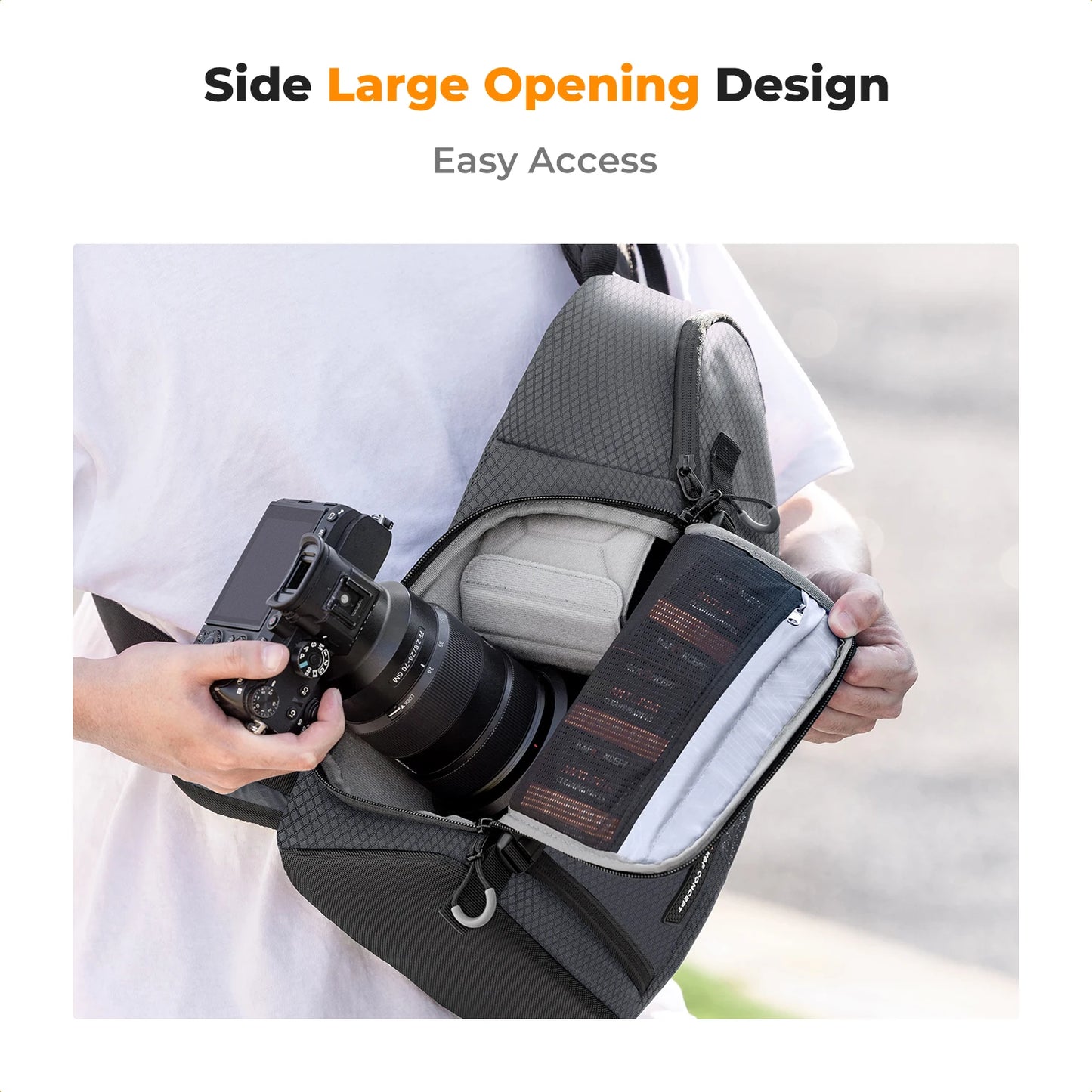 K&F Outdoor Camera Sling Backpack