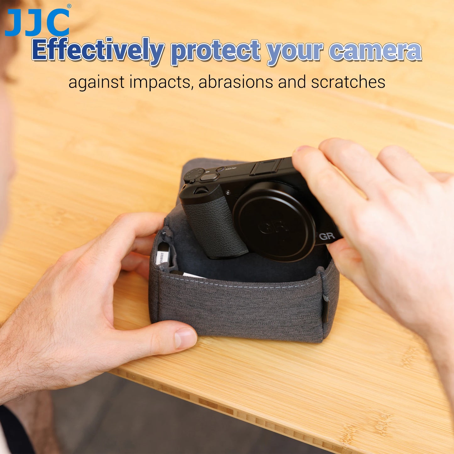 JJC Compact Camera Pouch for Canon G7 X, Ricoh GR & Sony RX100