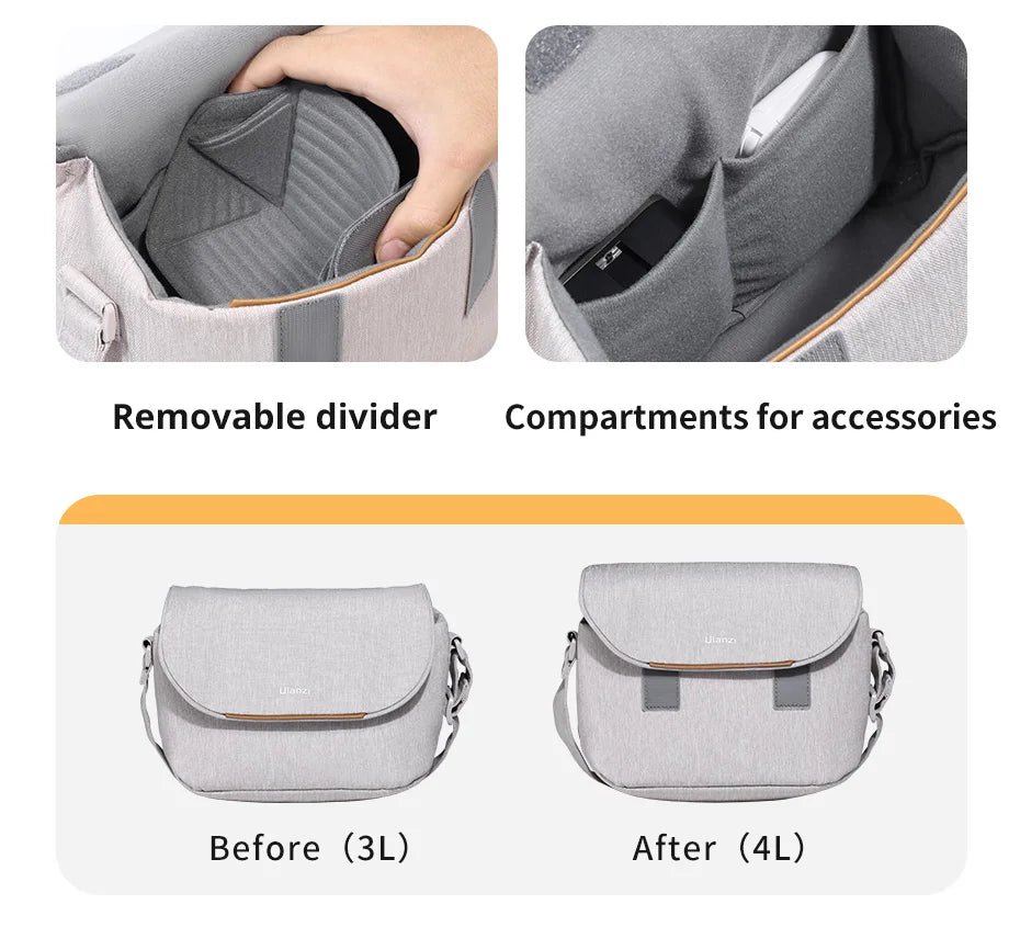 Ulanzi F01 3L Splash-Resistant Camera Sling Bag