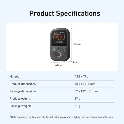 TELESIN Bluetooth Remote for DJI Osmo Action 4 / 5 / 6