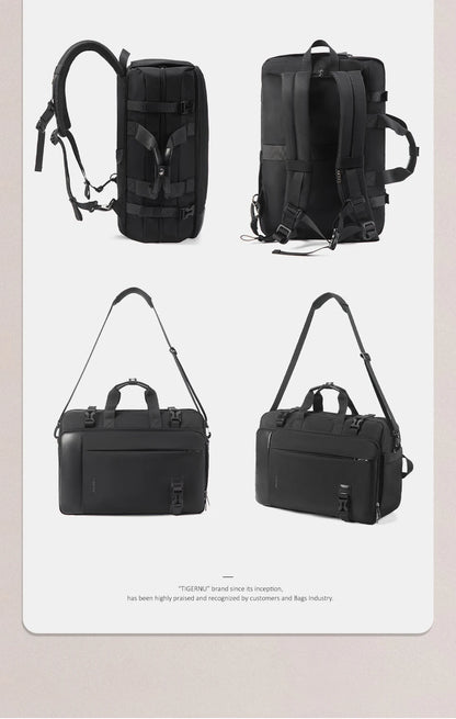 TIGERNU 17 Inch 3-in-1 Laptop Travel Backpack