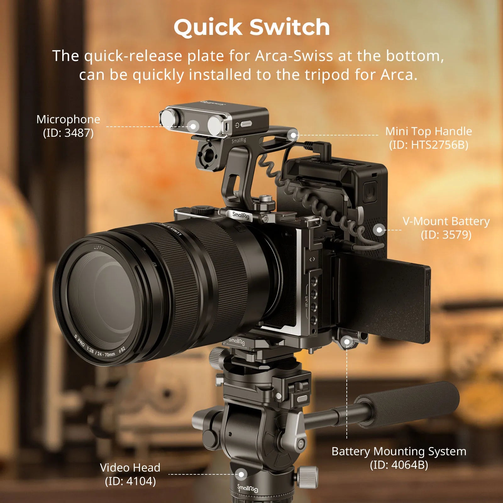 SmallRig 4515 Camera Cage for Panasonic Lumix S9