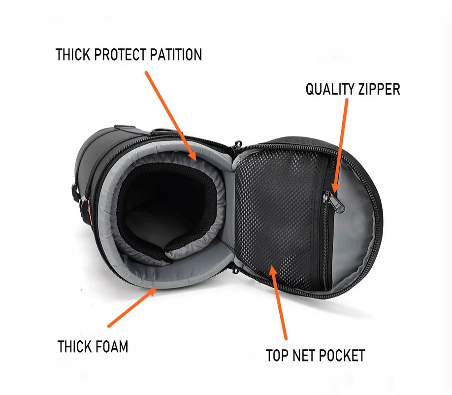 Telephoto Lens Case for 180-800mm Lenses