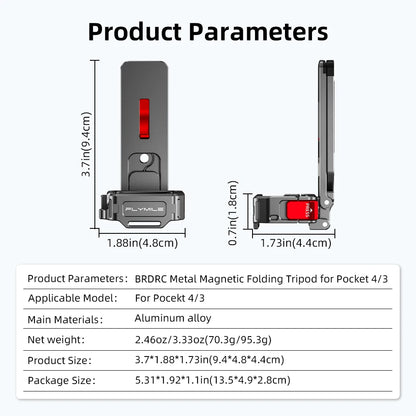 Flymile Magnetic Mantis Tripod for DJI Osmo Pocket