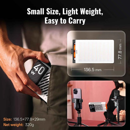 Zhiyun FIVERAY M40 40W Pocket LED Video Light