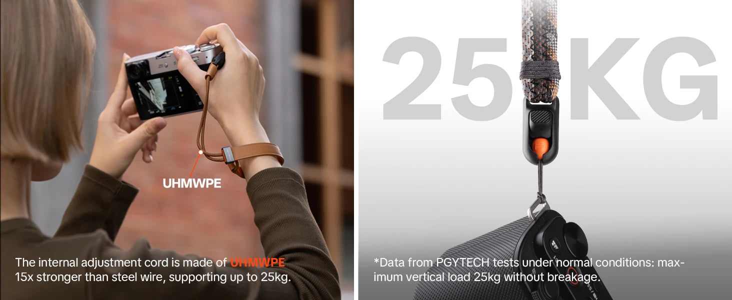 PGYTECH Camera Wrist Strap Slim – Vintage